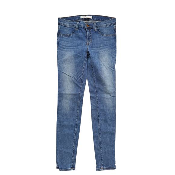 J BRAND Tawny Mid Rise Skinny Jeans Dark Wash Blue 27 Classic Stretch Denim Fall - Picture 2 of 6